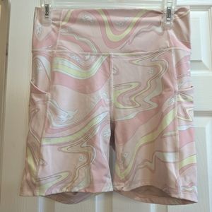 Fabletics Twist Front Sports Bra and Matching Shorts